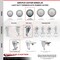 Service Caster 4 Inch Thermoplastic Rubber Wheel Swivel Bolt Hole Caster Set with Brake SCC SCC-BH20S414-TPRB-TLB-4 - alternate 5
